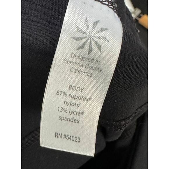 Athleta Womens Black Capri Cropped Leggings Size S Activewear Workout Casual - Picture 8 of 11